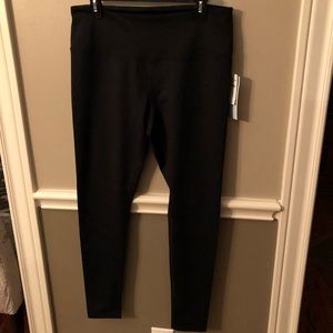 Blk Hi Waisted LEGGING-XL 4 WAY Stretch